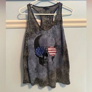 Rock and Republic USA Skull Tank Top (size medium)